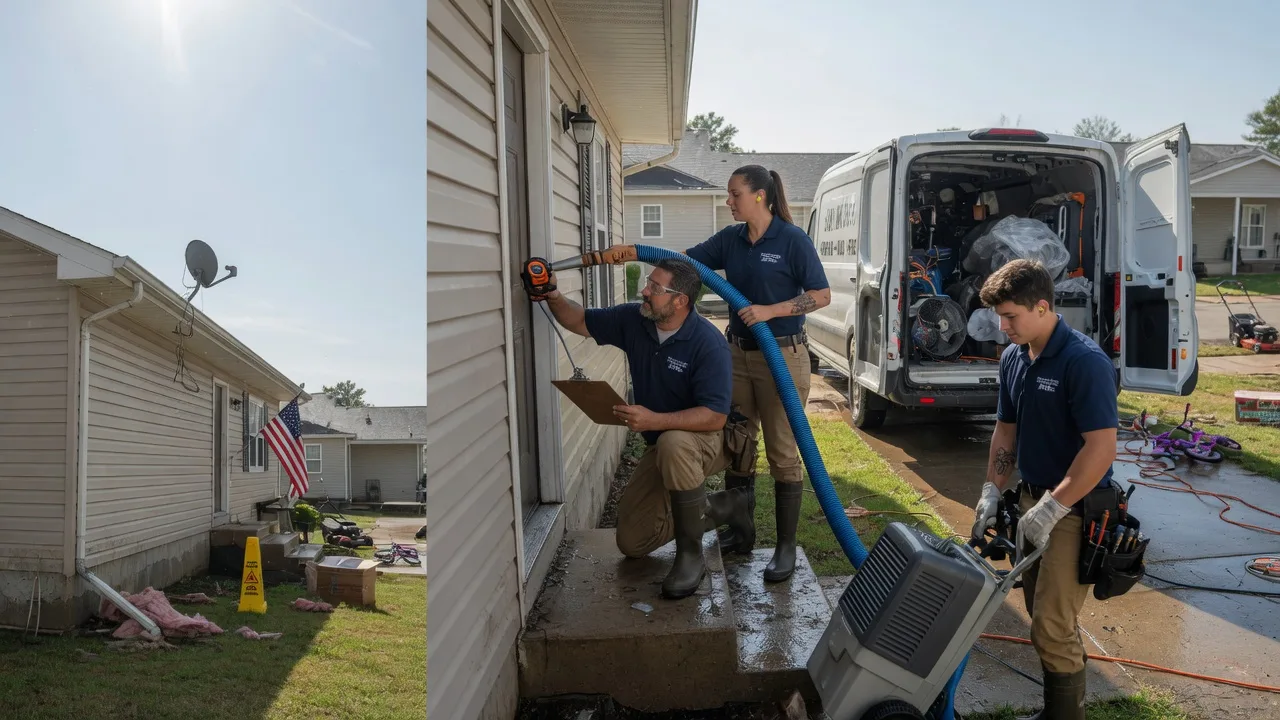 Ceiling Water Damage Restoration in Clarksville, TX near me