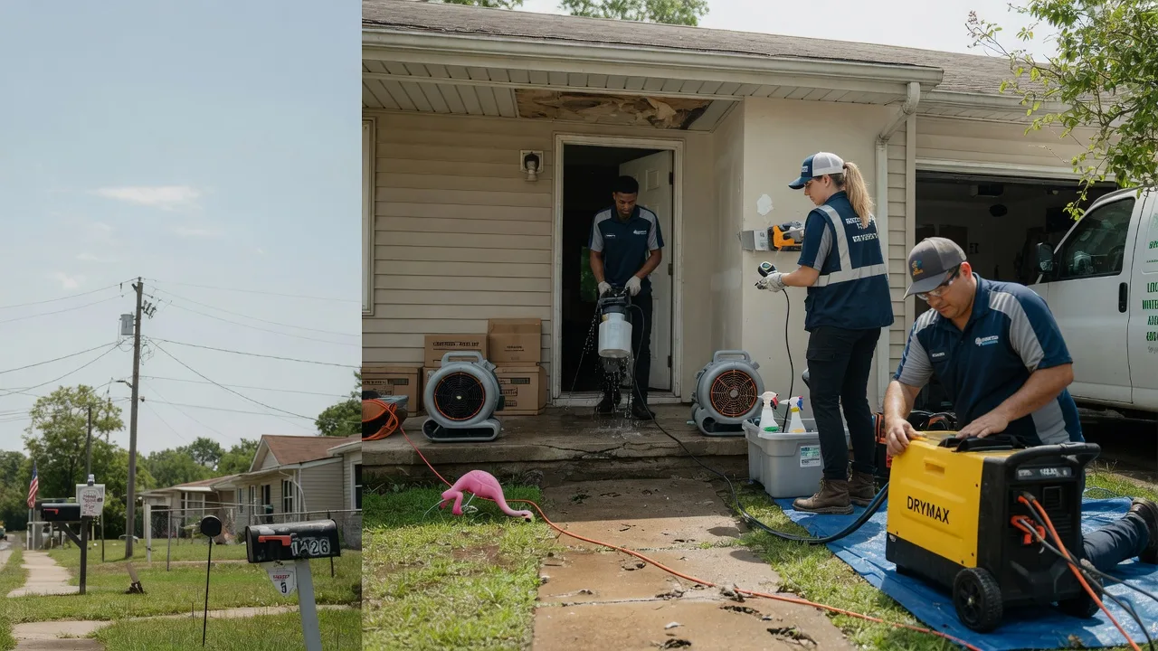 Storm Damage Water Removal in Clarksville, TX near me